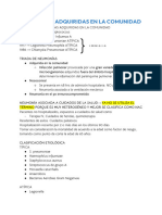 Neumonías Adquiridas en La Comunidad