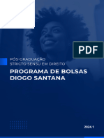 Edital - Programa de Bolsas Diogo Santana