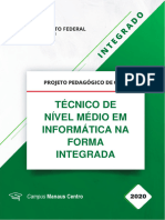 Técnico de Nível Médio em Informática Na Forma Integrada: Campus Manaus Centro