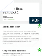 Presentación Semana 2 VARIABLES Y ESTRUCTURAS DE CONTROL EN PYTHON