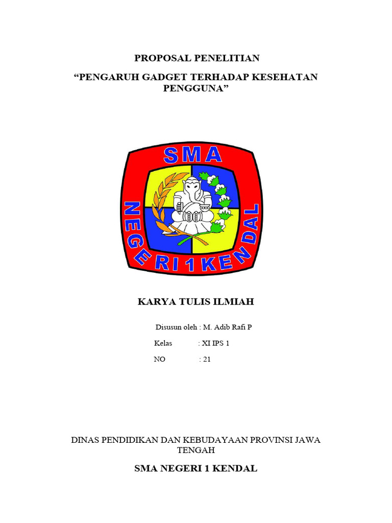 Karya Tulis Ilmiah M. Adib Rafi P. (XI IPS 1 No 21) | PDF | Bisnis