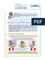 Miercoles 01 de Setiembre Personal Social Practicas Alimentarias Saludables Que Nutren A Las Peruanas y Peruanos en La Actualidad 2