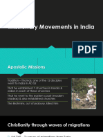 Missions To India, Jan 2022