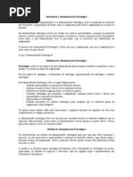 Introdução à Administração Estratégica