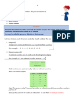 Number Theory - Form 1