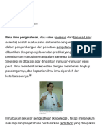 Ilmu - Wikipedia Bahasa Indonesia, Ensiklopedia Bebas