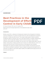 Best Practices Development Effortful Control Early Childhood