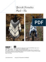 X M-XL Over Brook Poncho