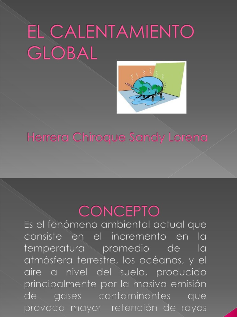 El Calentamiento Global | PDF | Agua subterránea | Dióxido de carbono