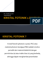 APLIKASI 1 Rekayasa - Optik - Kristal - Fotonik - 1D