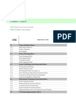 Office Green Gantt Chart