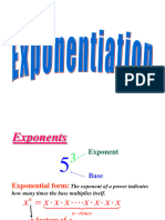 Exponentiation