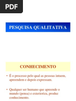 Pesquisa Qualitativa
