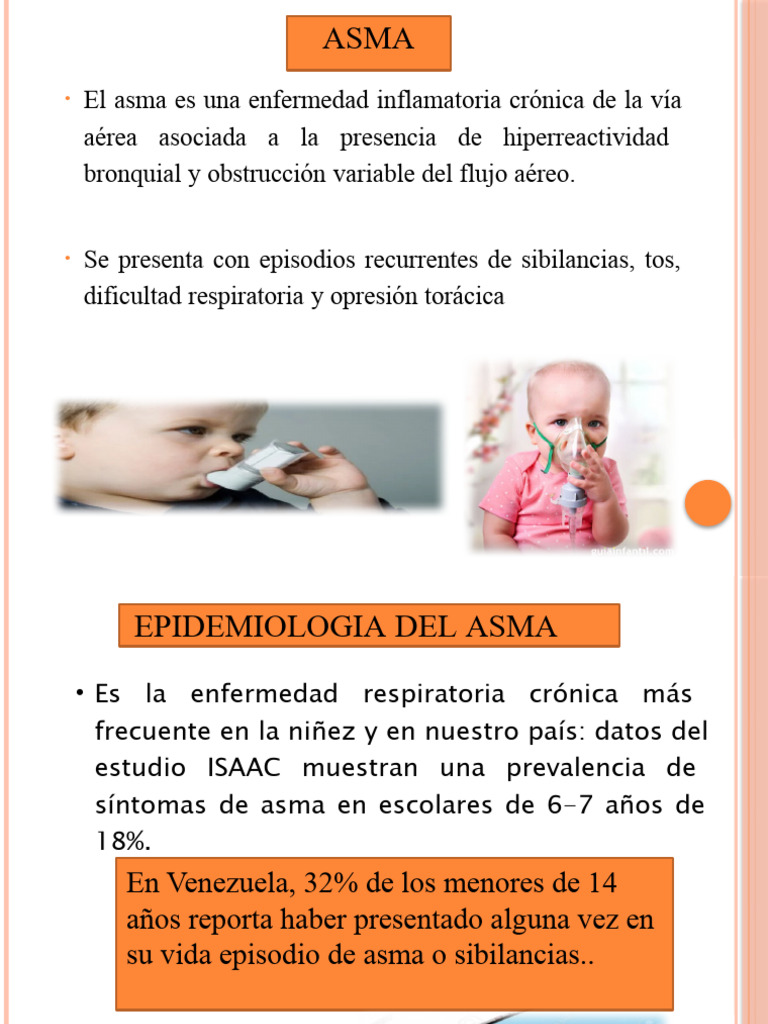 Asma en Pediatría: Síntomas y Diagnóstico | PDF | Asma | Especialidades ...