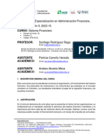 AFIN 5007 - PR29 C2 - 2023 15 - Sistema Financiero - S Rodriguez