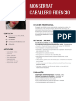 Monserrat CaballeroFidencio CV