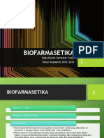 1st Biofarmasetika - Kontrak Pembelajaran - Intro To Biofar