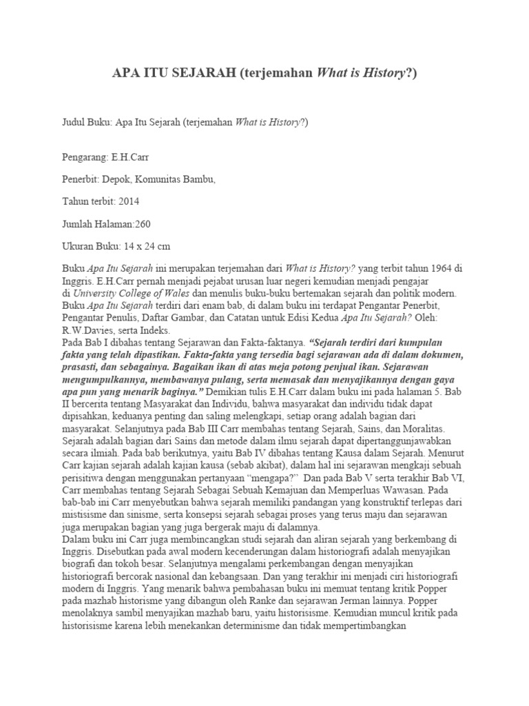 Apa Itu Sejarah Pdf