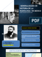 Historia de La Radiologia en Mexico