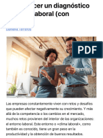 Cómo hacer un diagnóstico de clima laboral (con ejemplo)