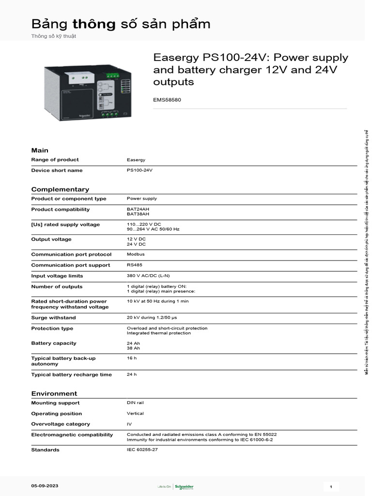 Easergy T300 - EMS58580 | PDF