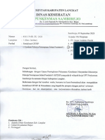 Surat Dinas Kesehatan UPT Sambirejo