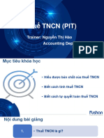 Thue TNCN Training