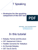 OET Speaking Material