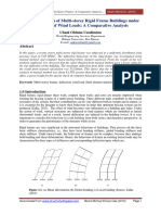 Lateral Deflection of Multi Storey Rigid