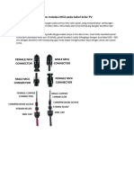 Cara Instalasi MC4 Pada Kabel Solar PV