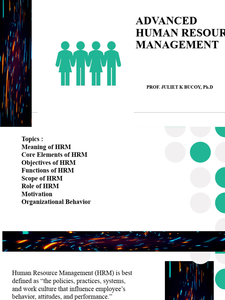 1 Human Resource Management Concepts and Perspectives | PDF