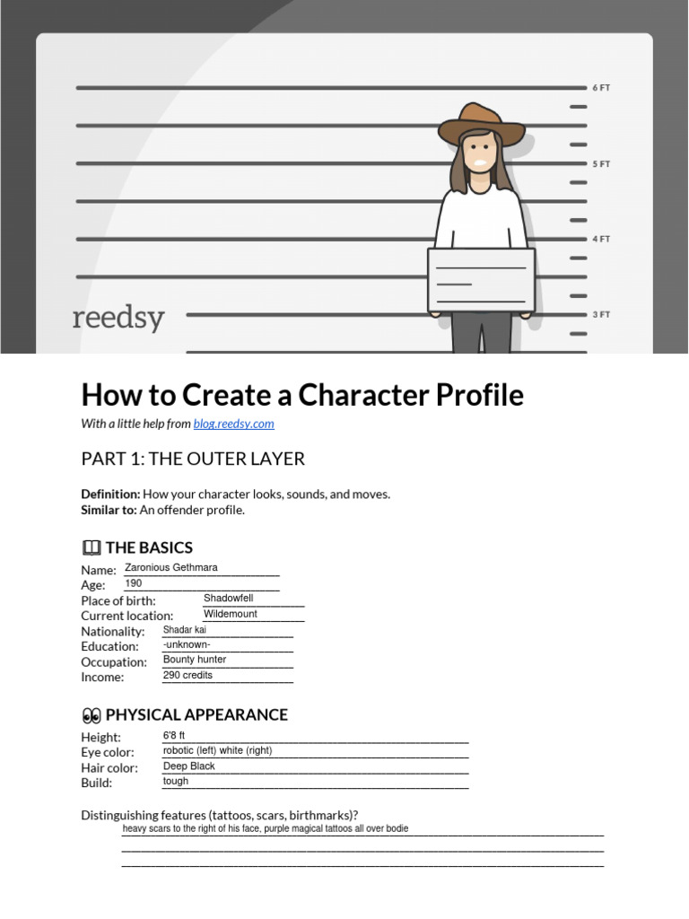 Character Profile (Roleplay) | PDF