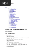 SipX Features