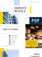 Clean and Professional Company Profile Presentation