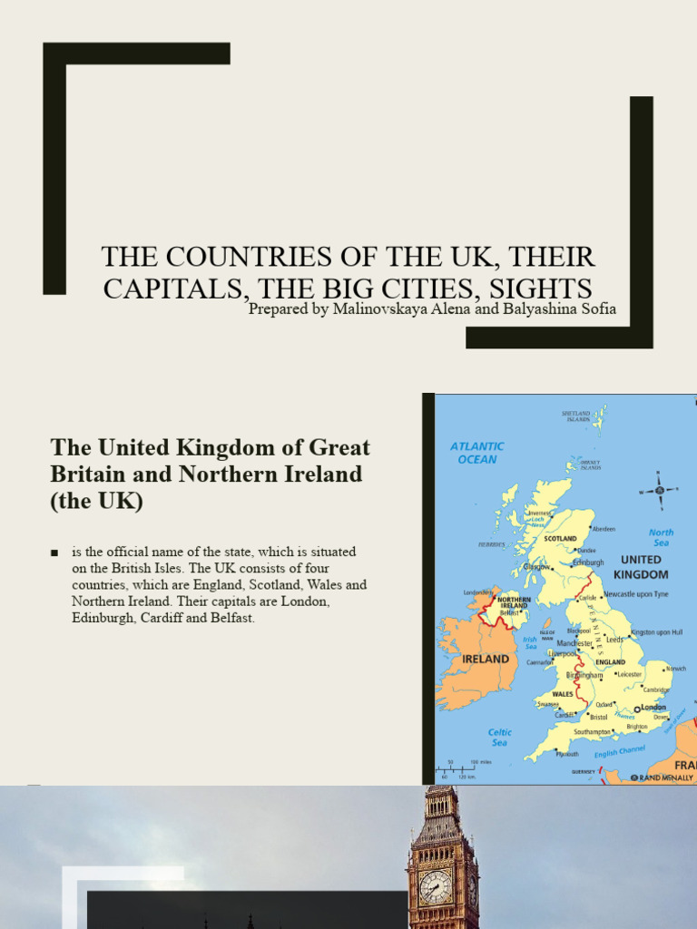 The Countries of The UK Their Capitals | PDF