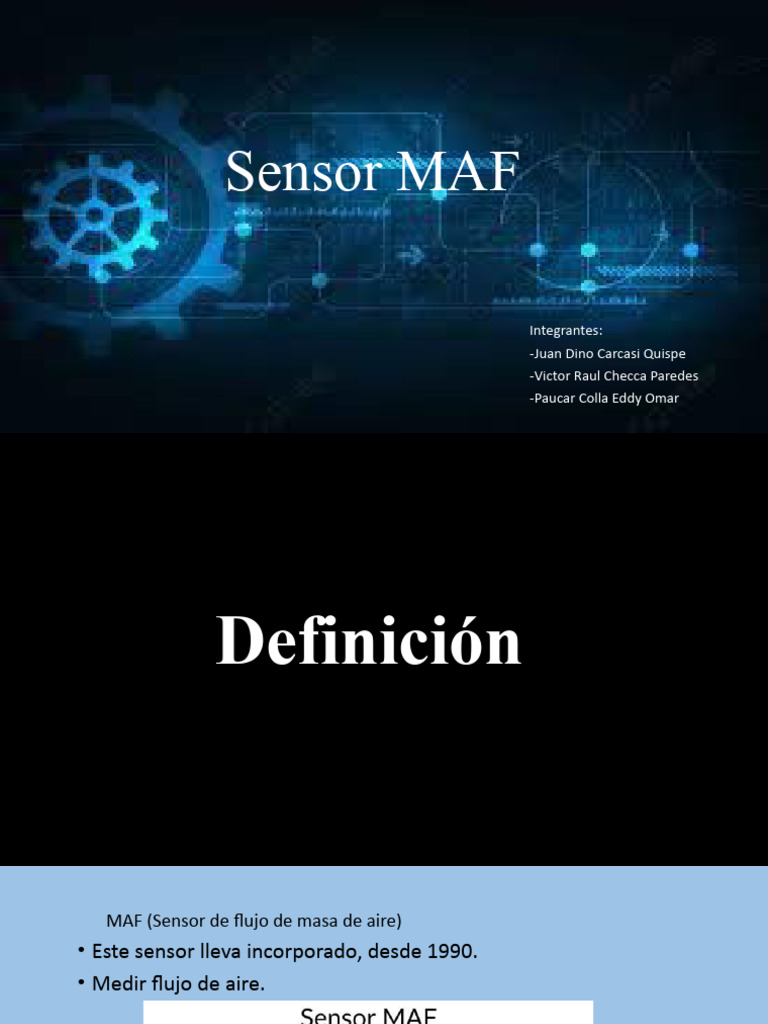 Sensor MAF | PDF