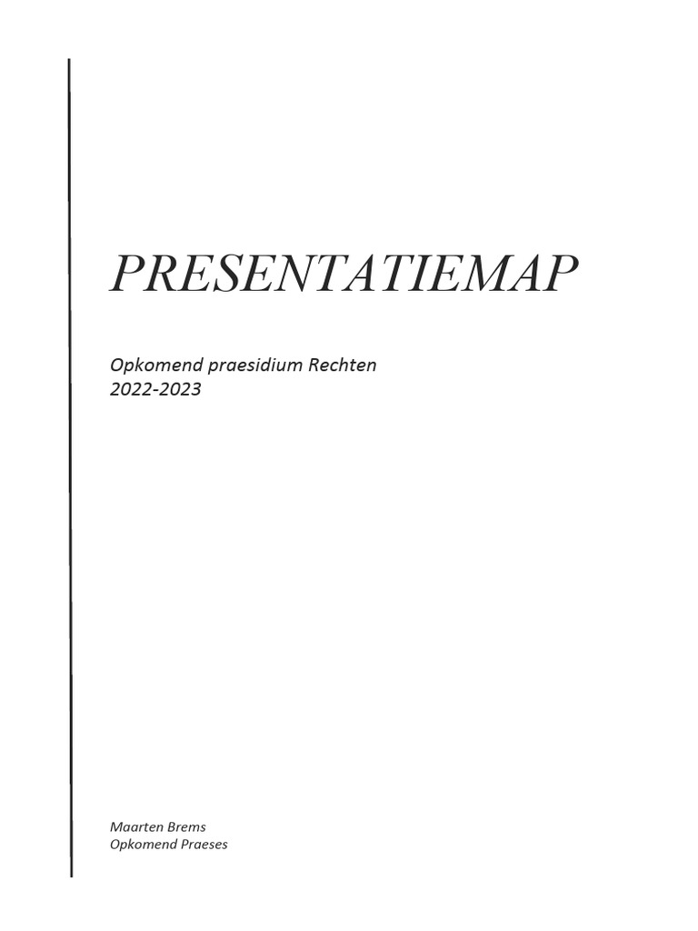 Presentatiemap Kiesweek Definitief PDF