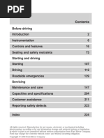 2000 Mercury Sable Owners Manual