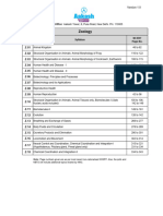 Zoology Syllabus