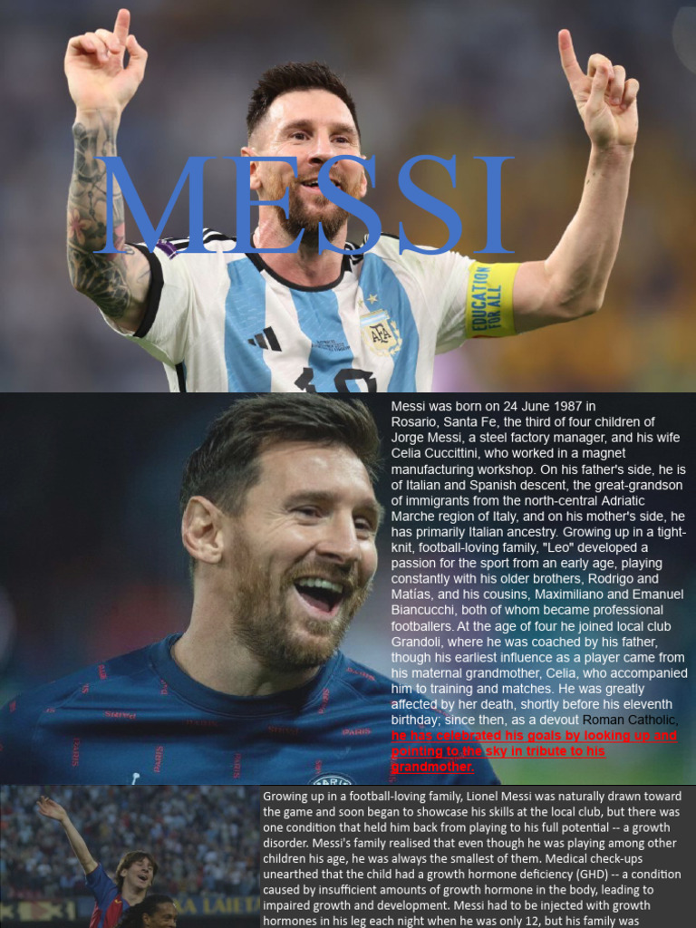 Messi Proiect Eng | PDF