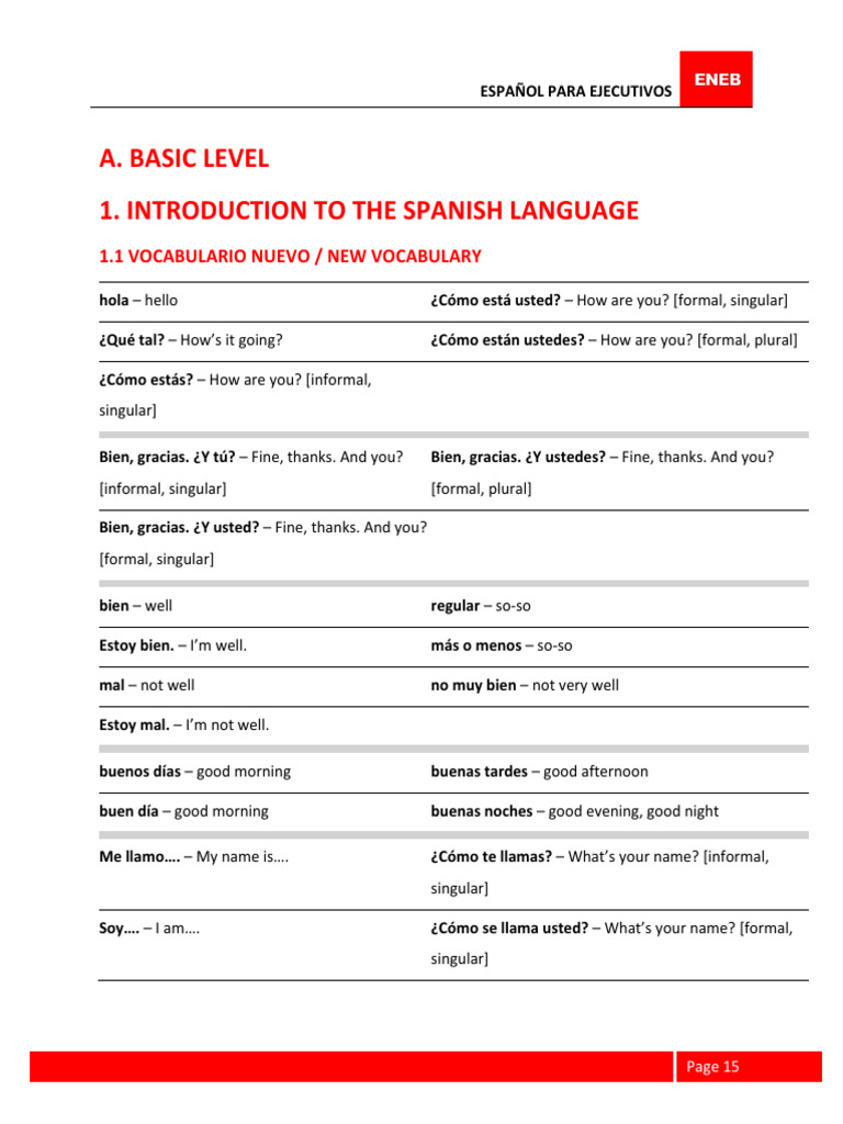 Basic Level SFB | PDF