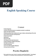 English Speaking Course