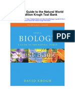 Biology A Guide To The Natural World 5th Edition Krogh Test Bank
