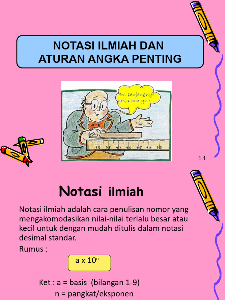 Notasi Ilmiah & Aturan Angka Penting | PDF