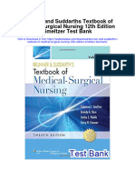 Brunner and Suddarths Textbook of Medical Surgical Nursing 12th Edition Smeltzer Test Bank