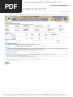 Gmail - Booking Confirmation On IRCTC, Train - 12985, 29-Nov-2022, CC, JP - AWR