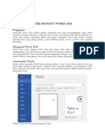 Materi 3 - Pengenalan Microsoft Word 2016