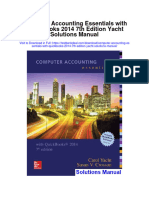 Computer Accounting Essentials With Quickbooks 2014 7th Edition Yacht Solutions Manual