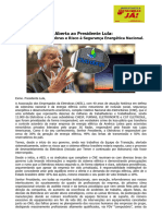 Informe Carta Aberta Lula AEEL