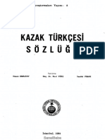 Kazak Türkçesi Sözlüğü